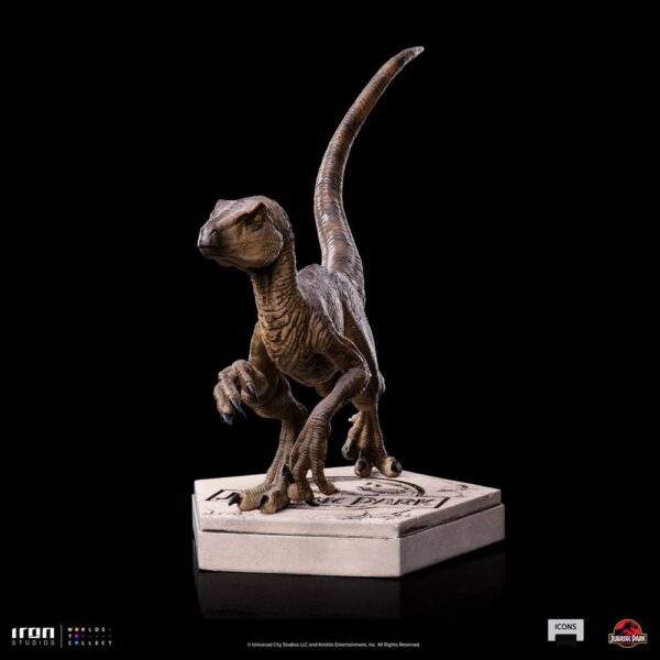 Jurassic World Icons Statue Velociraptor B 9 cm x_is95202_b Jurassic World Icons Statue Velociraptor Modell "B" 9 cm