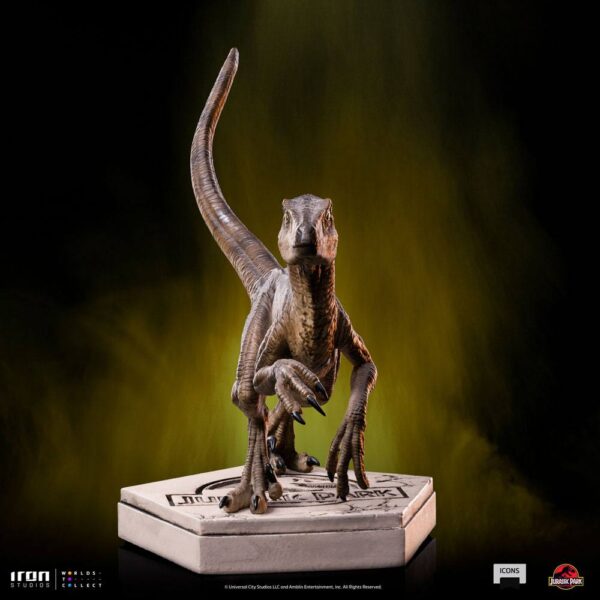 Jurassic World Icons Statue Velociraptor B 9 cm x_is95202_g Jurassic World Icons Statue Velociraptor Modell "B" 9 cm
