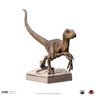 Jurassic World Icons Statue Velociraptor Modell "B" 9 cm