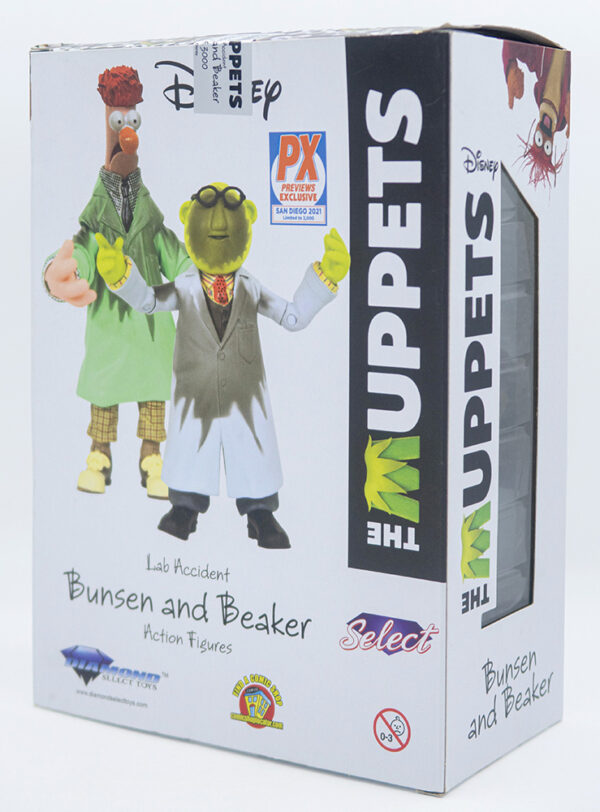 The Muppets Actionfiguren Box Set Lab Accident Bunsen & Beaker SDCC 2021 Previews Exclusive