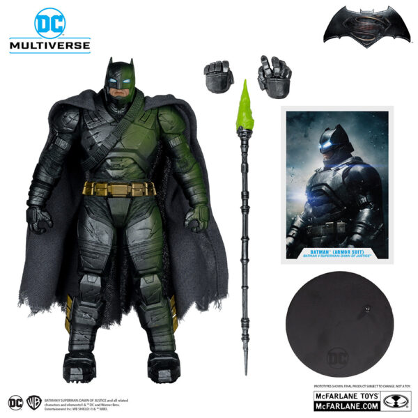 Batman v Superman: Dawn of Justice DC Multiverse Actionfigur Batman (Armor Suit) 19 cm Platinum 02 Batman v Superman: Dawn of Justice DC Multiverse Actionfigur Batman (Armor Suit) 19 cm Platinum