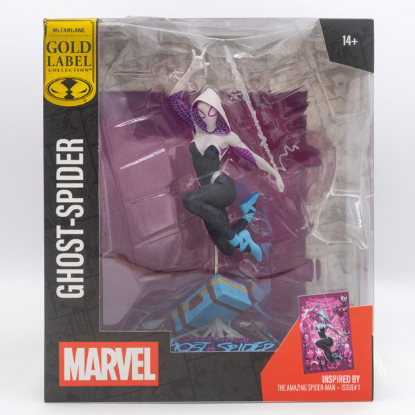 IMG_5967 Marvel Collection PVC Statue 1/10 Ghost-Spider (The Amazing Spider-Man #1) 17 cm Verpackung beschädigt