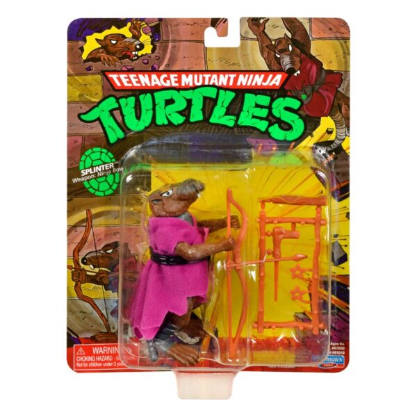 Teenage Mutant Ninja Turtles Classic Actionfiguren Splinter Shredder Rocksteady Bebop 10 cm