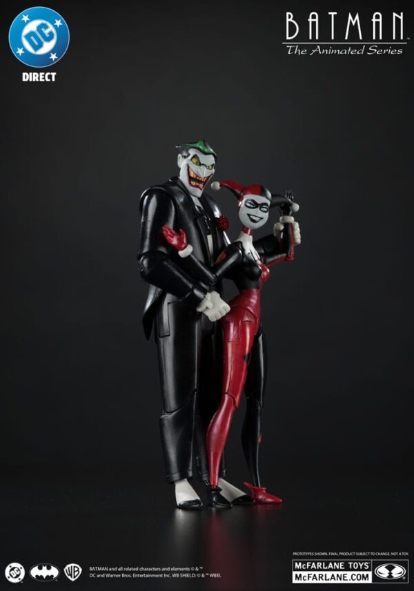 Batman The Animated Series Harley Quinn and The Joker (Mad Love 2-Pack) 17 cm