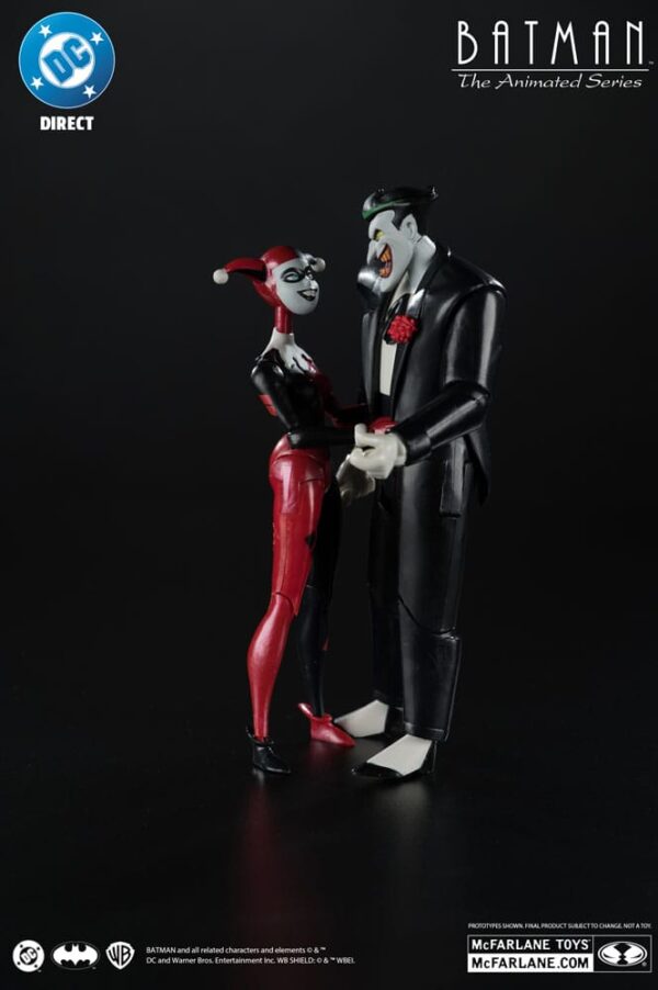Batman The Animated Series Harley Quinn and The Joker (Mad Love 2-Pack) 17 cm