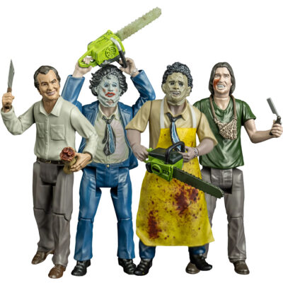 The Texas Chainsaw Massacre Actionfiguren 13 cm 4er Quadrat Kopie The Texas Chainsaw Massacre Actionfiguren 13 cm 4er Set